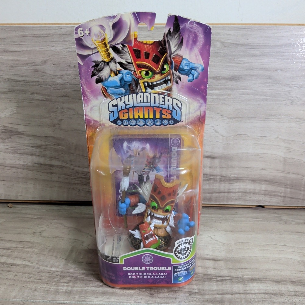 Skylanders Spyros Adventure DOUBLE TROUBLE Figure Activision Series 2 NEW SEALED